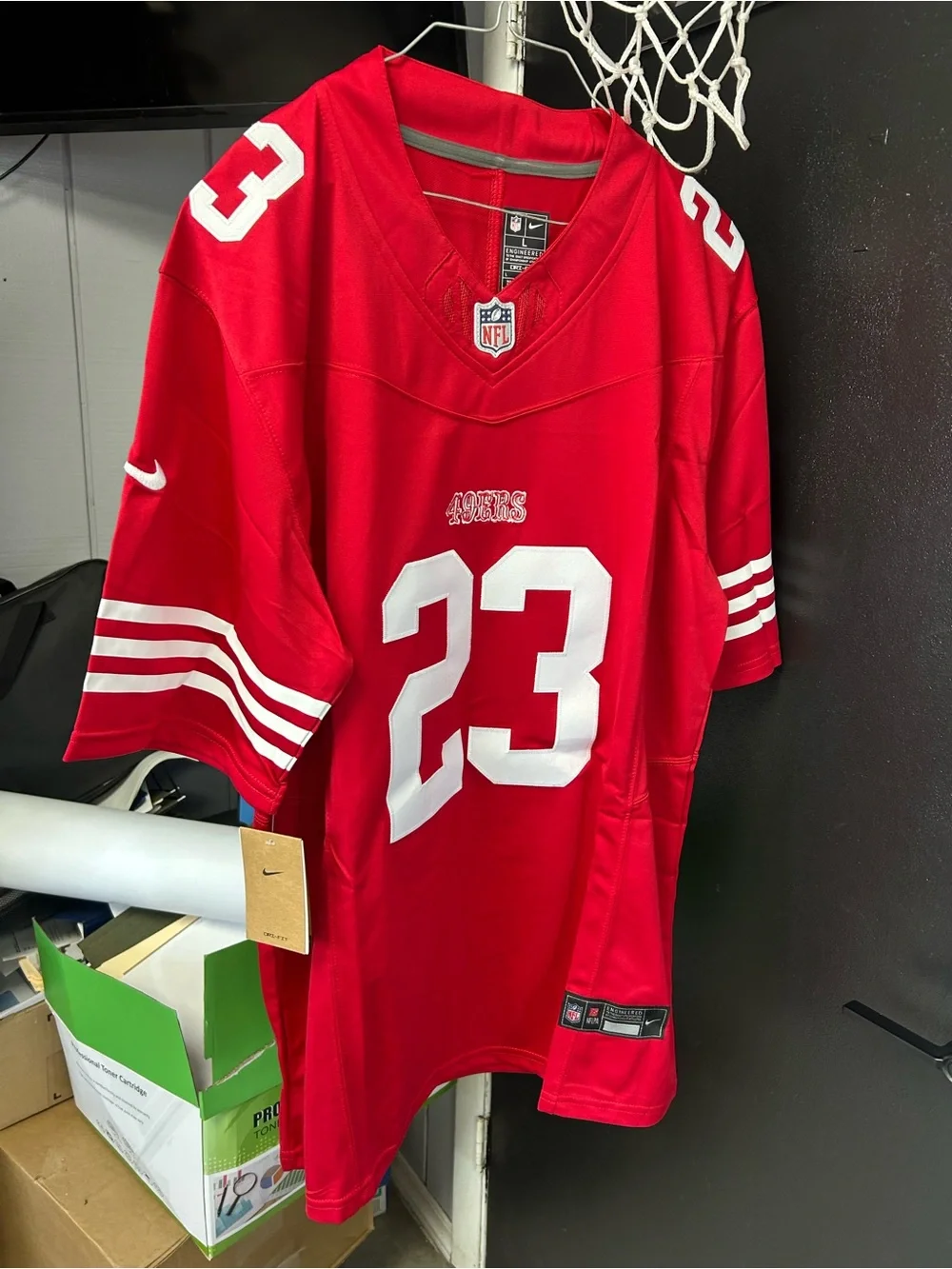 Nike NFL 49ers Christian McCaffrey jersey